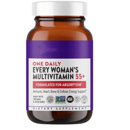 Every Woman's One Daily Multivitamin for Women 55+ - Whole-Food Complex (48 Tablets)